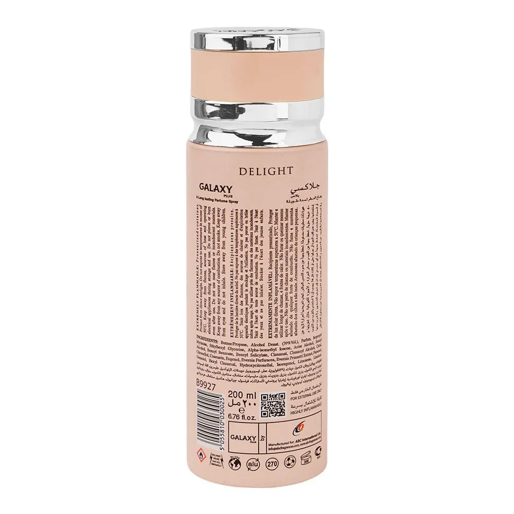 Galaxy Concept Delight Perfume Body Spray, 200ml | Nationwide | Fragrance For Women