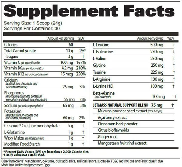 GAT Sport JetMASS, 40 Servings
