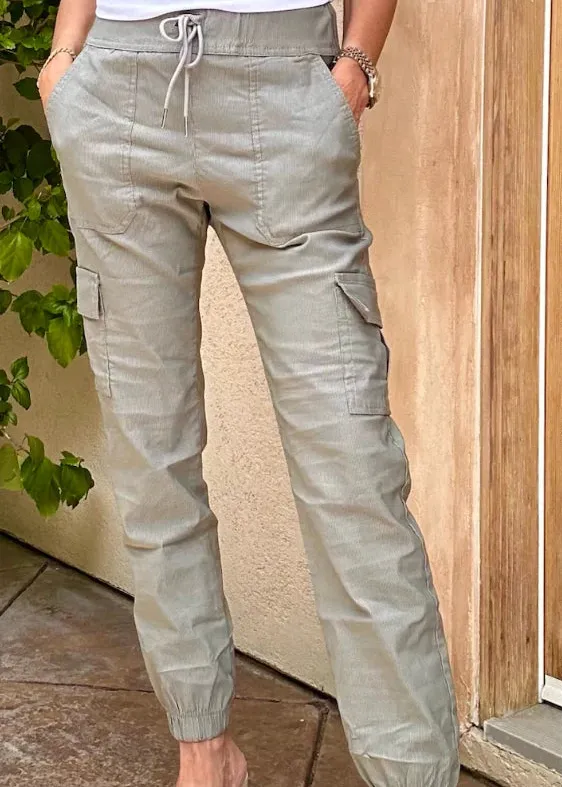 Gaya Cargo | Sage Stripe