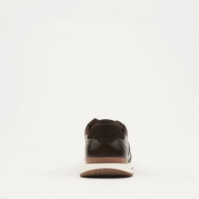 Gino Paoli Ezra Lace Up Sneaker Brown White