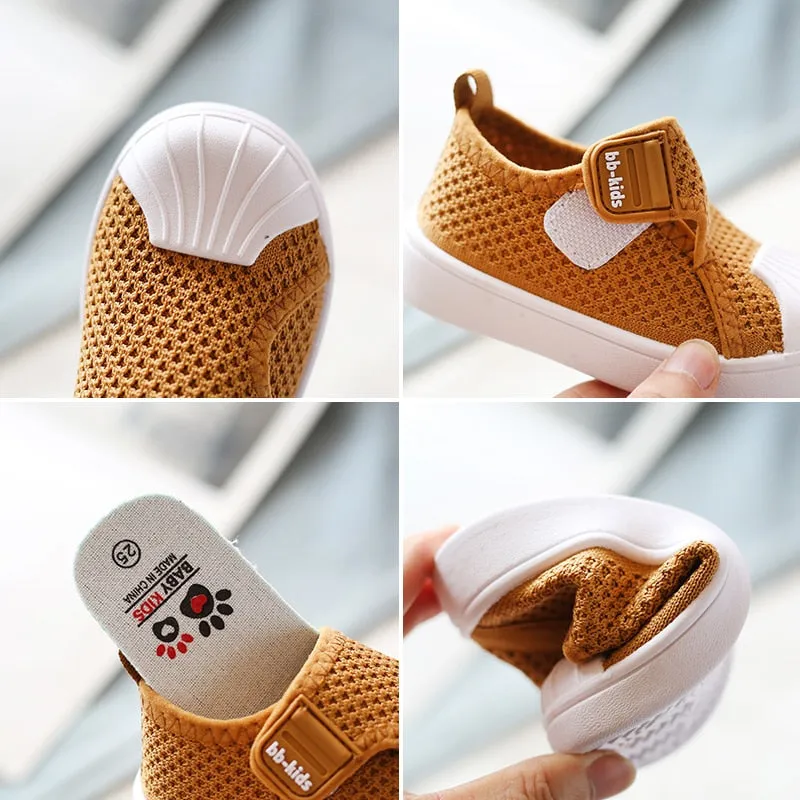 Girls Boys Casual Shoes Comfortable Non-slip Soft Bottom Sneakers