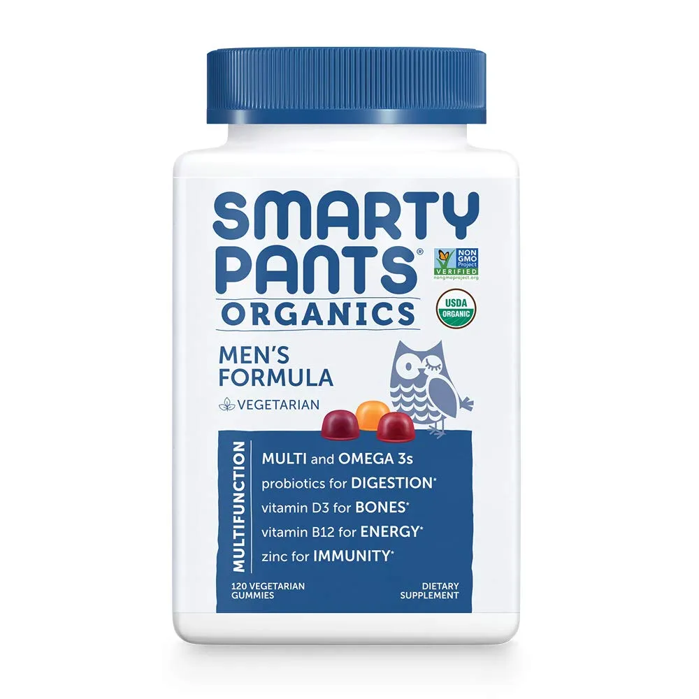 Gomitas orgánicas diarias para niños Multivitamina, OMC120, Orgánico completo para hombre, N/A, 1