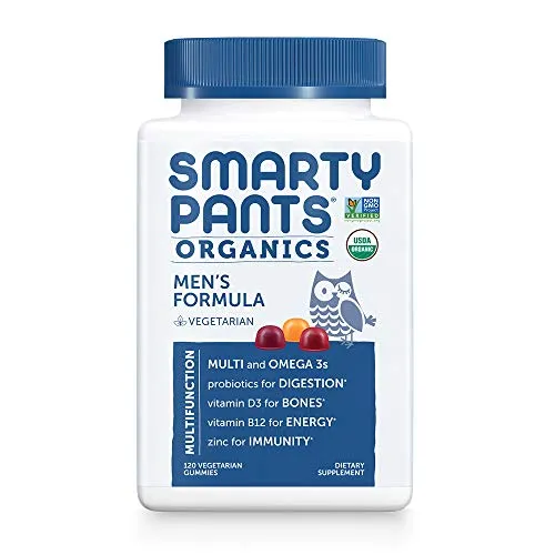 Gomitas orgánicas diarias para niños Multivitamina, OMC120, Orgánico completo para hombre, N/A, 1