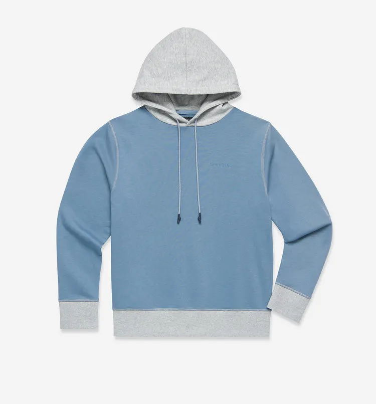 Goodlife Micro Terry Colour block Hoodie Coronet Blue