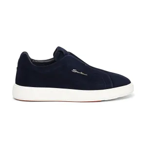 Gyan Slip Sneaker - Navy Suede