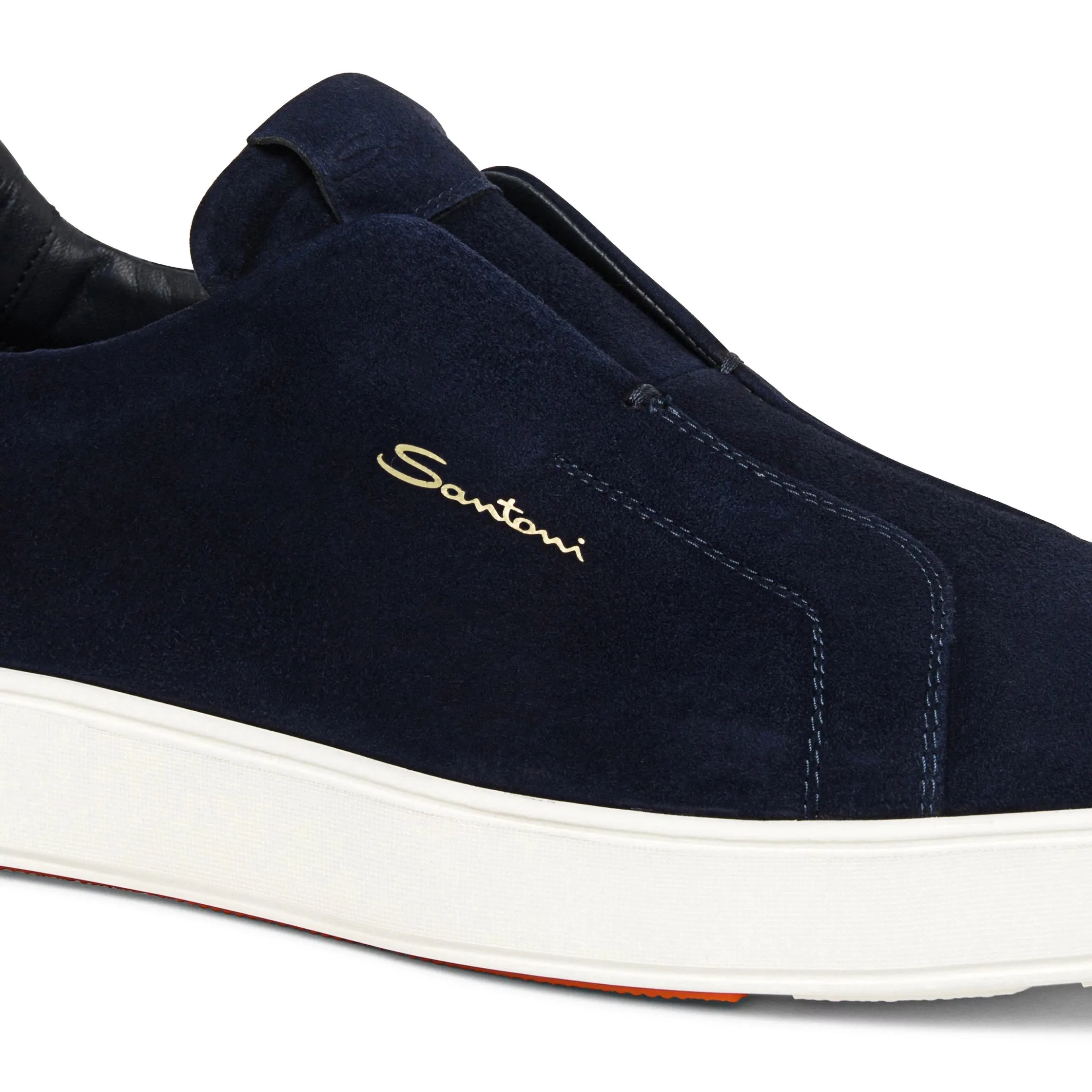 Gyan Slip Sneaker - Navy Suede