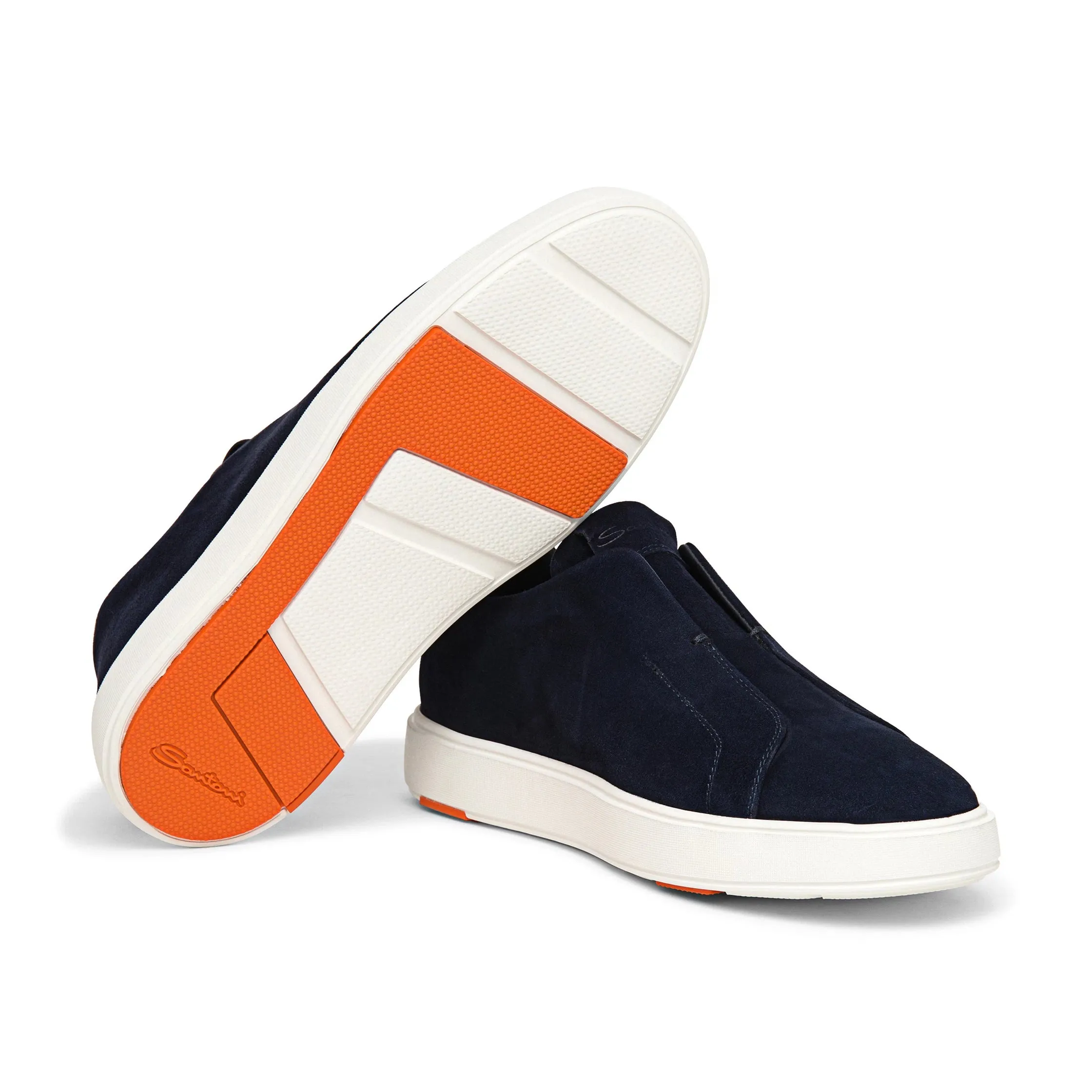 Gyan Slip Sneaker - Navy Suede
