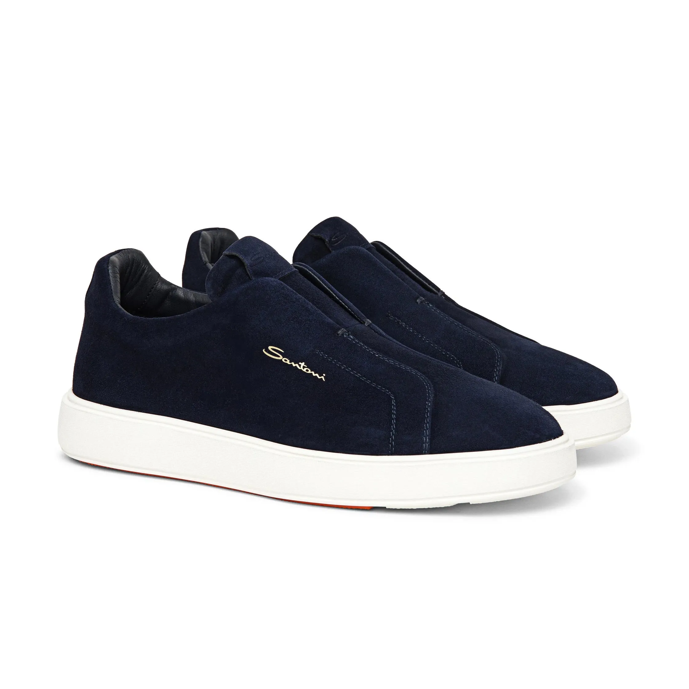 Gyan Slip Sneaker - Navy Suede