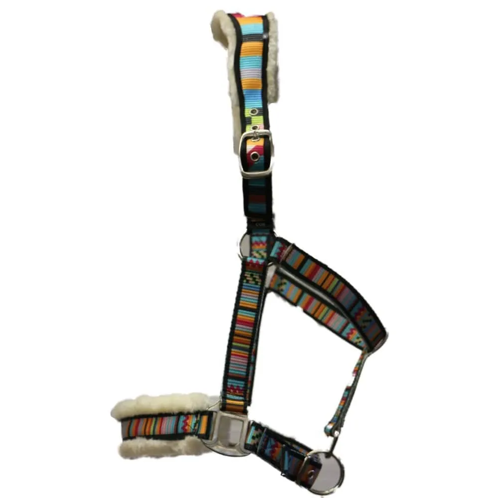 Halter Ear Relief Fleece Lined Multi Coloured (RAN1875)
