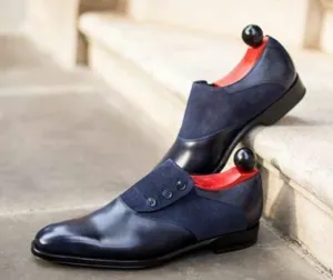 Handmade Two Tone Leather Formal Shoes for Men