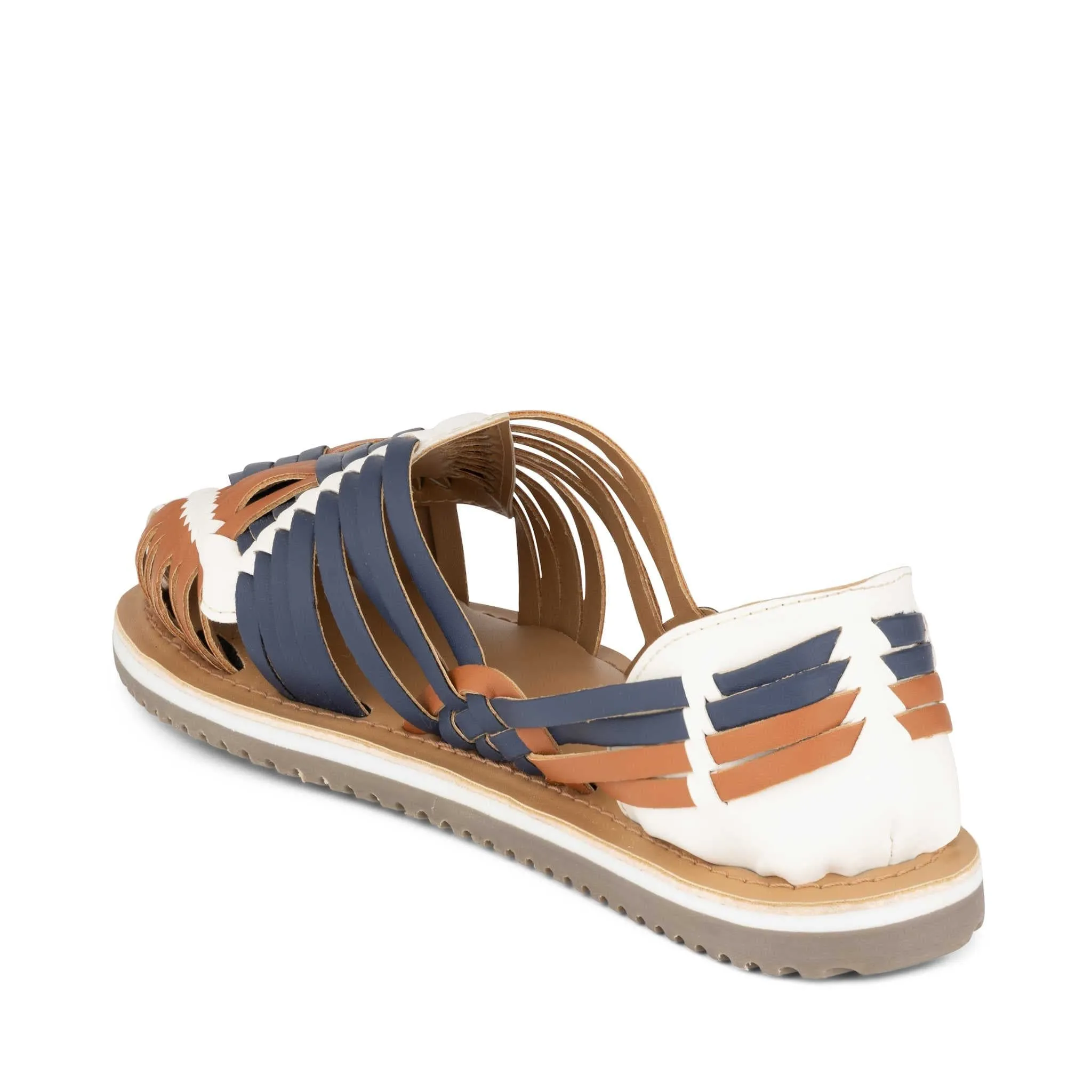 Haora White Multi Huarache Sandals