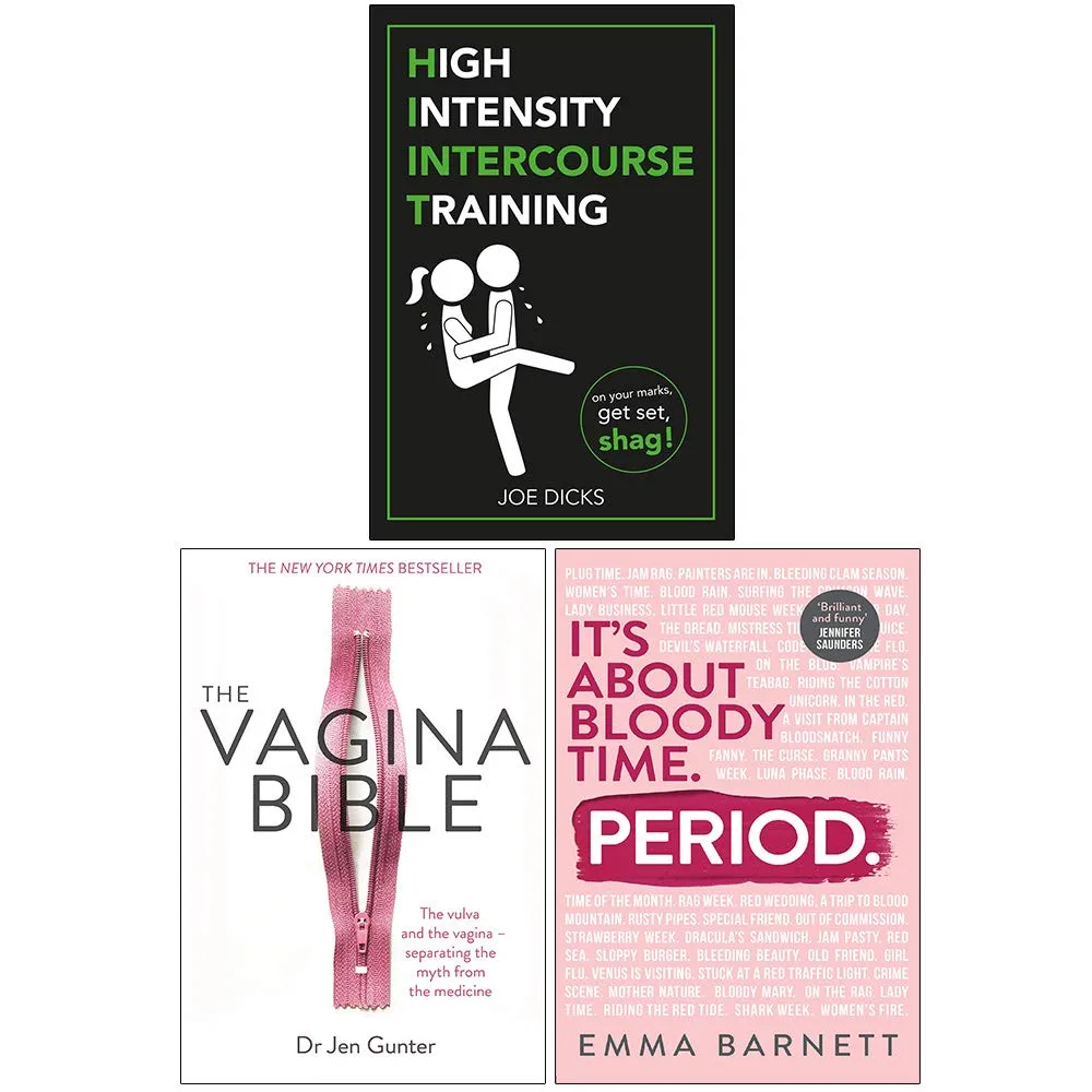High Intensity Intercourse Training, The Vagina Bible, [Hardcover] Period 3 Books Collection Set