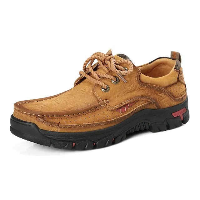 High Quality New Men Comfortable Sneakers Waterproof Shoes Leather Sneakers Fashion Casual Shoes Male Plus Size 38-48