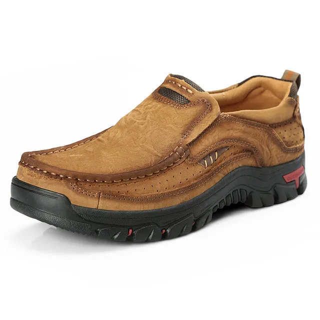High Quality New Men Comfortable Sneakers Waterproof Shoes Leather Sneakers Fashion Casual Shoes Male Plus Size 38-48
