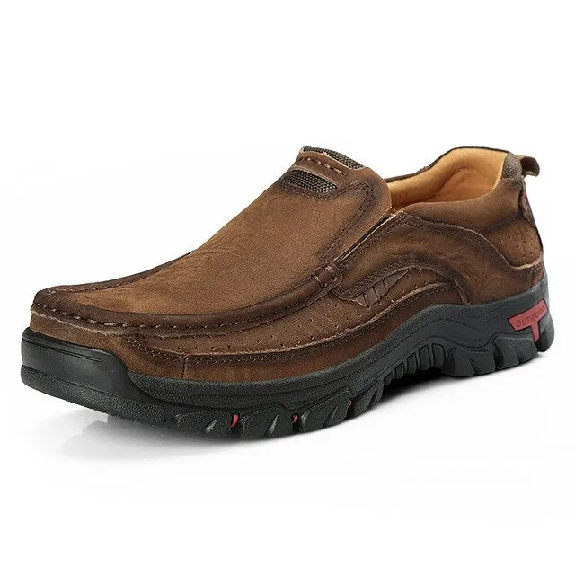 High Quality New Men Comfortable Sneakers Waterproof Shoes Leather Sneakers Fashion Casual Shoes Male Plus Size 38-48