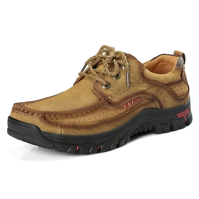 High Quality New Men Comfortable Sneakers Waterproof Shoes Leather Sneakers Fashion Casual Shoes Male Plus Size 38-48