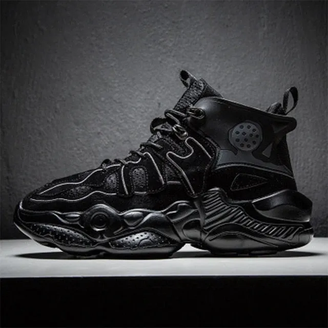 Hot Sale Basketball Shoes Men Air Shock Outdoor Trainers Teenagers Street Trend Hip-hop Ankle Boots Basket Light Jordan Sneakers