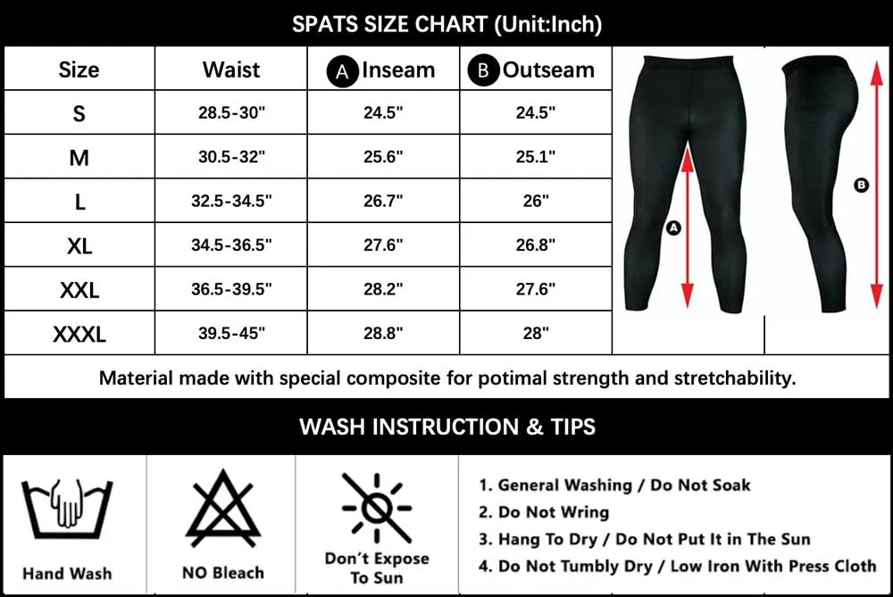 Hunger Skull BJJ Jiu Jitsu Spats - Base Layer for No-Gi Grappling - Martial Arts Pants