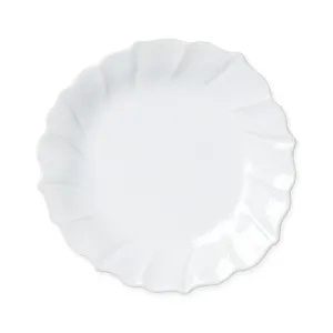 Incanto Stone White Ruffle Salad Plate