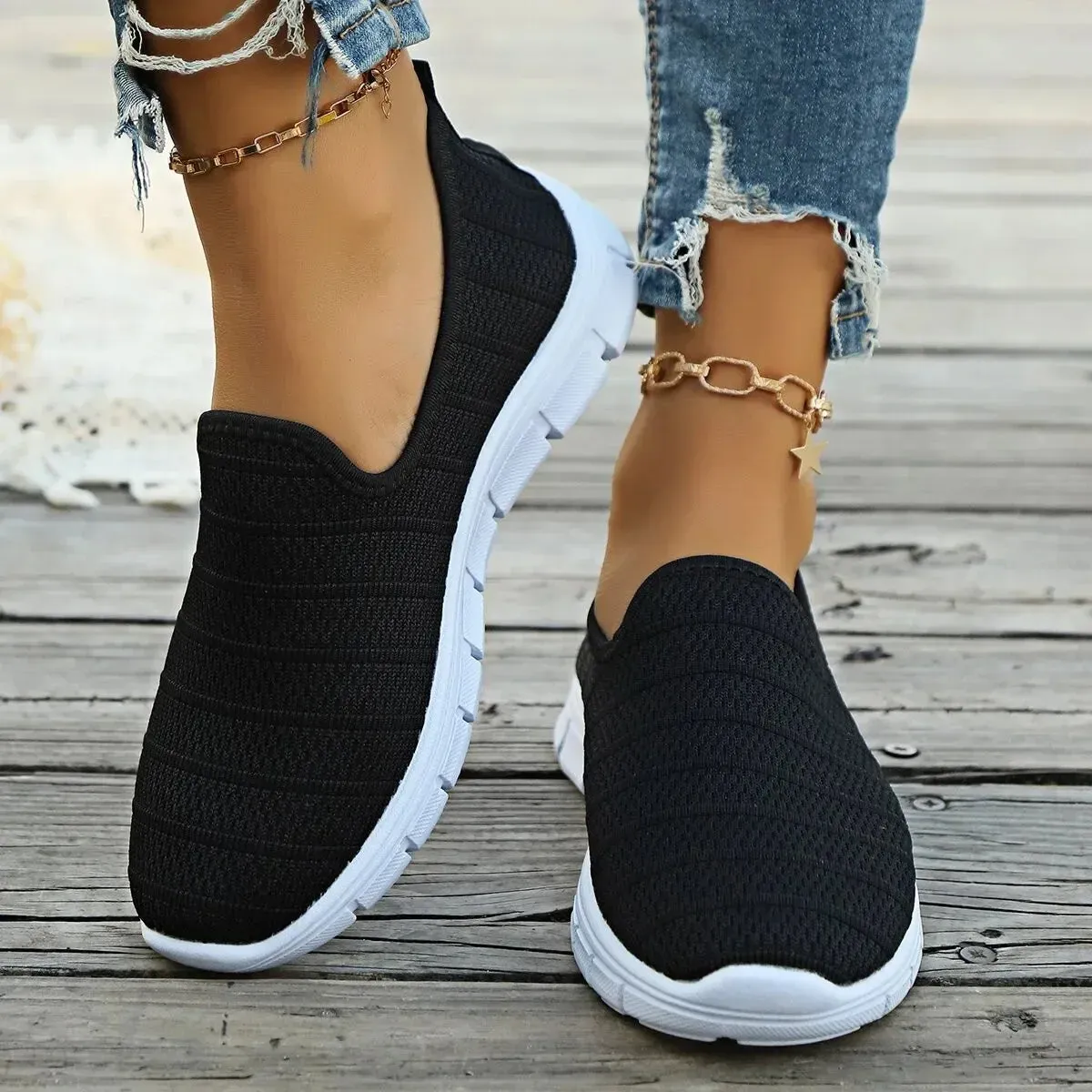 Julia Simple Comfortable Slip-Ons