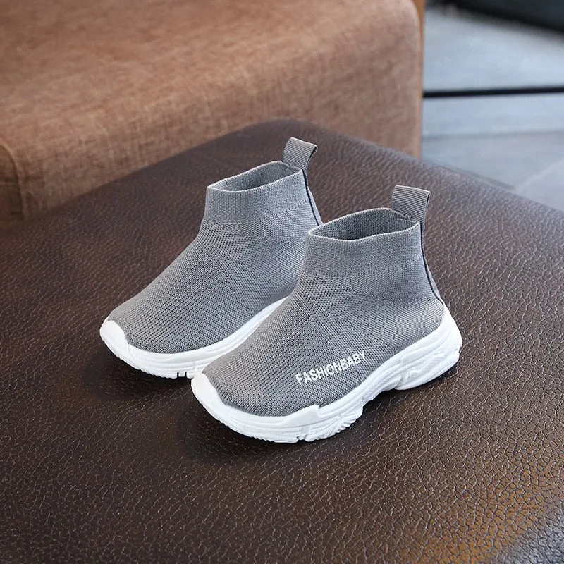Kids Sneakers Casual Shoes Slip-on Breathable Non-slip Snow Sport Shoes