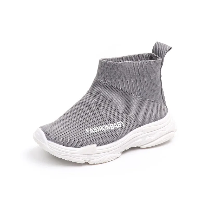 Kids Sneakers Casual Shoes Slip-on Breathable Non-slip Snow Sport Shoes