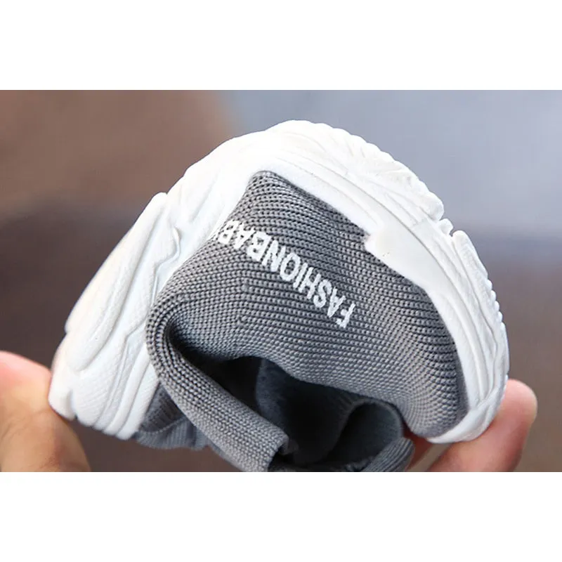 Kids Sneakers Casual Shoes Slip-on Breathable Non-slip Snow Sport Shoes