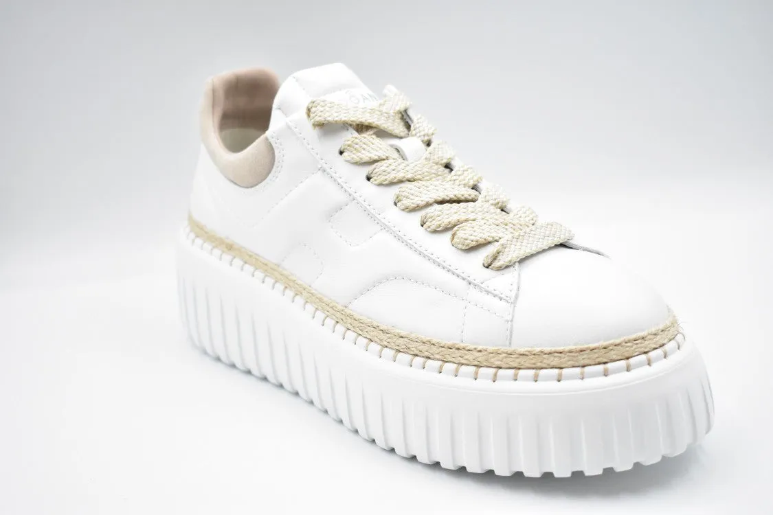 Laced Sneakers With Rope Detail