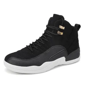 Large Size Basketball Shoes Men's Fashion Trend High-top Shoes Wear-resistant Shock Absorption Non-slip Sneakers