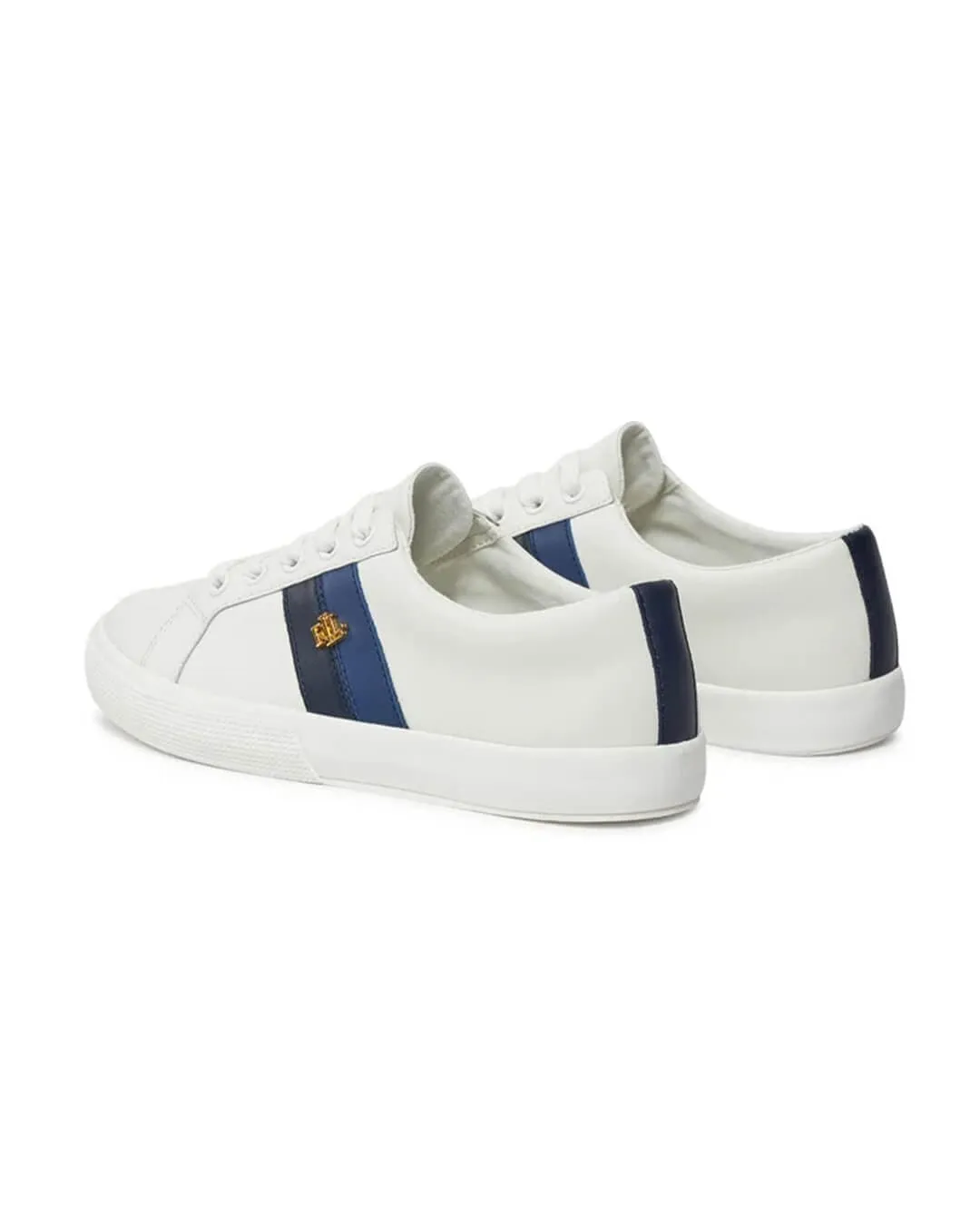 Lauren By Ralph Lauren Jason II Blue Tape Sneakers