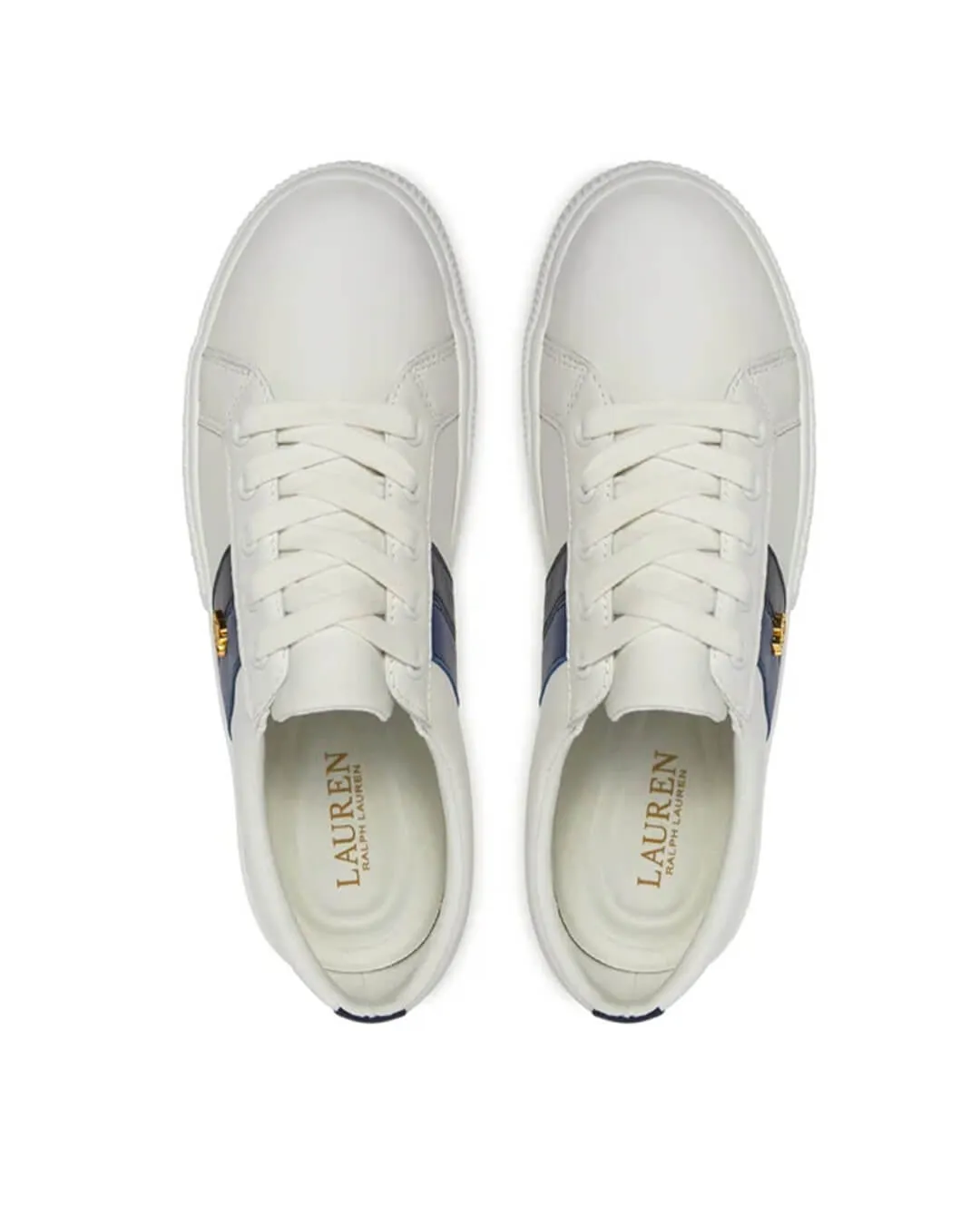 Lauren By Ralph Lauren Jason II Blue Tape Sneakers
