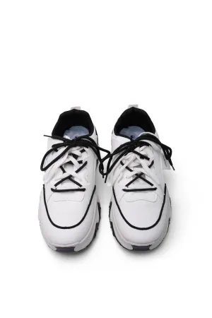 Leather Casual Sneakers Lace-Up Breathable Comfortable Fashion Sneakers
