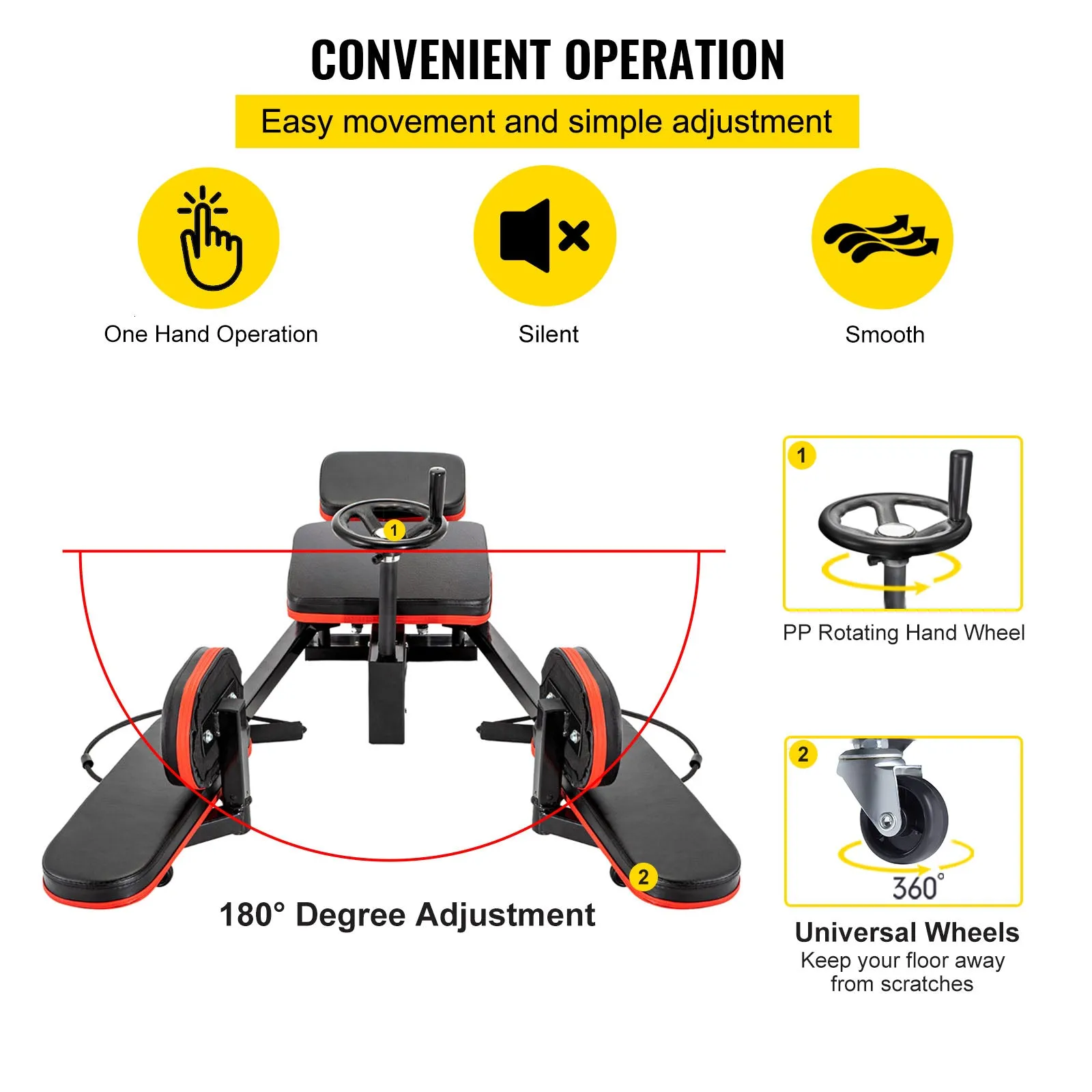 Leg Stretch Machine 220lbs Leg Stretcher Training Fitness