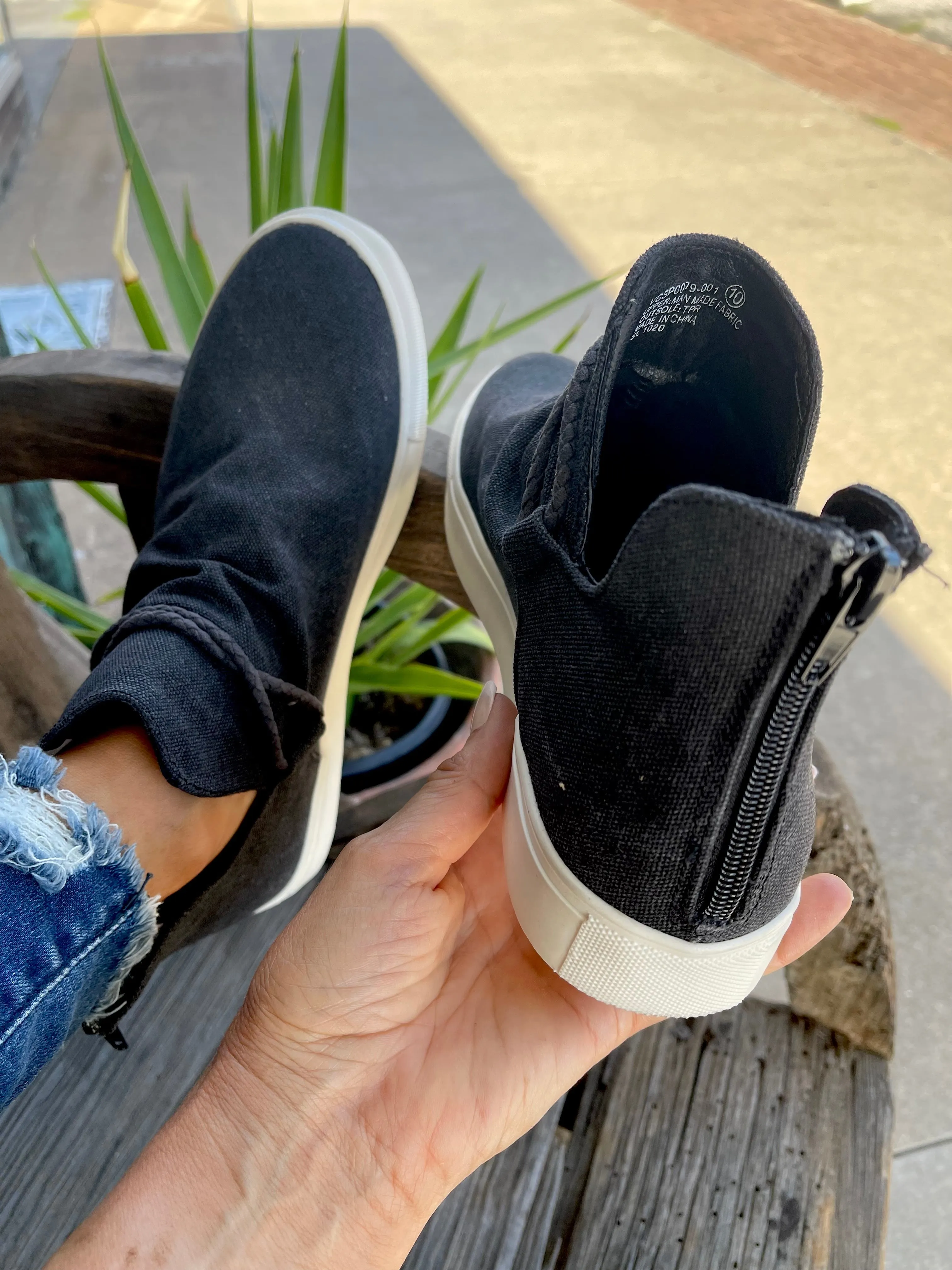 LEGACY SLIP ON BY VERY G - WASHED BLACK