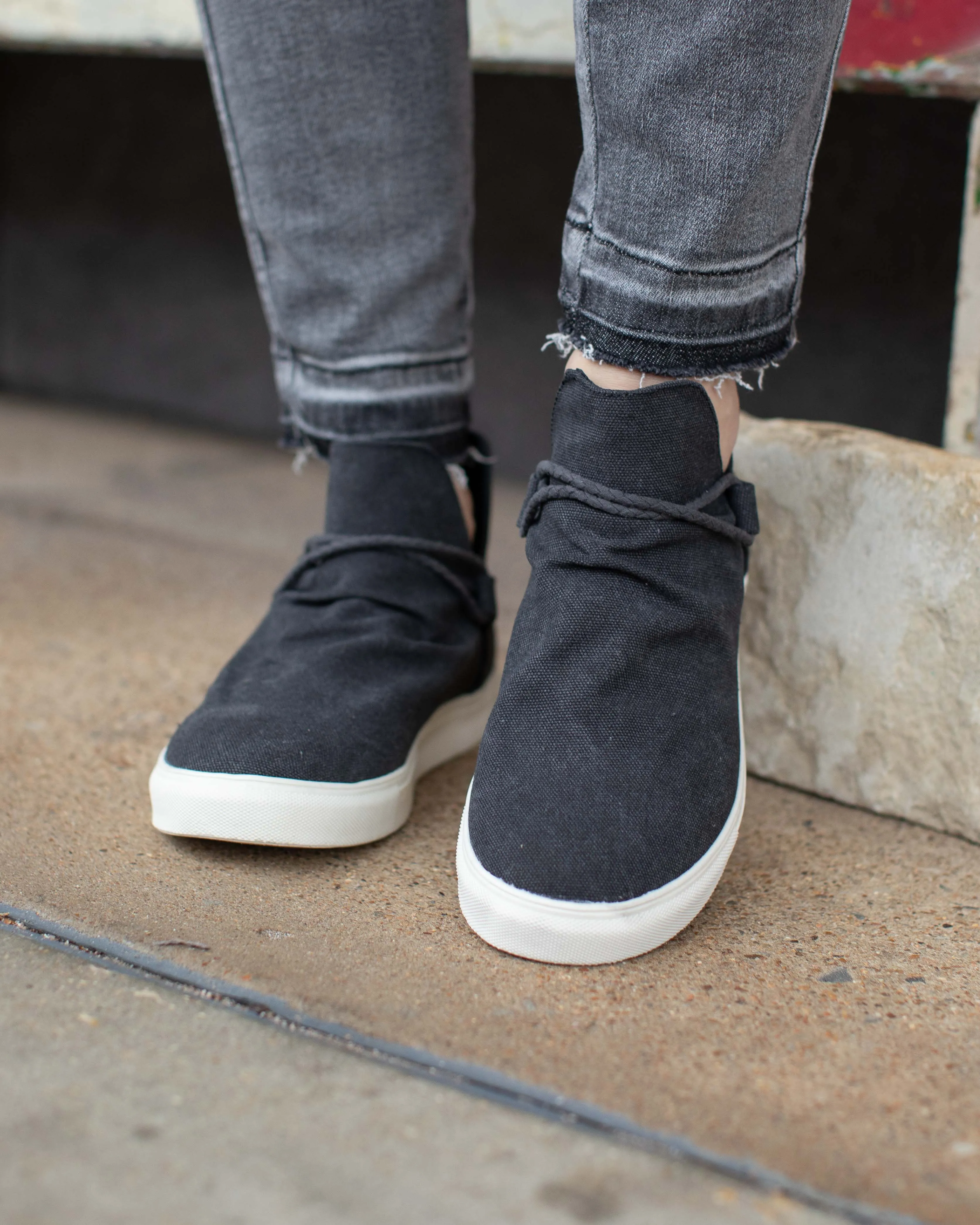 LEGACY SLIP ON BY VERY G - WASHED BLACK