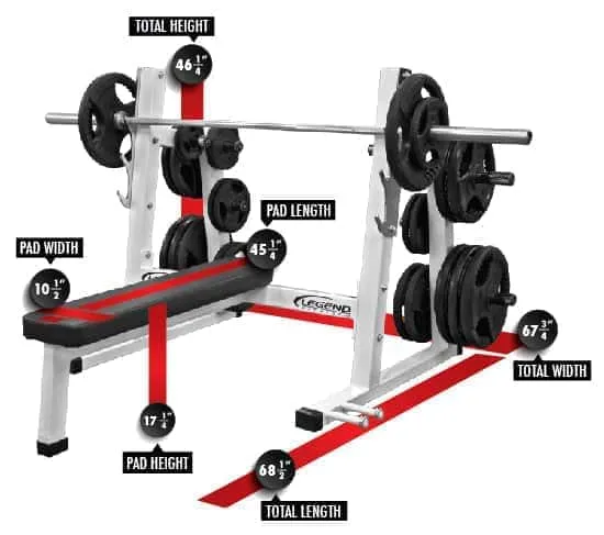 Legend Pro Series Olympic Flat Bench