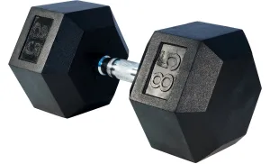 LIFE SPORT RUBBER DUMBBELL 85LB