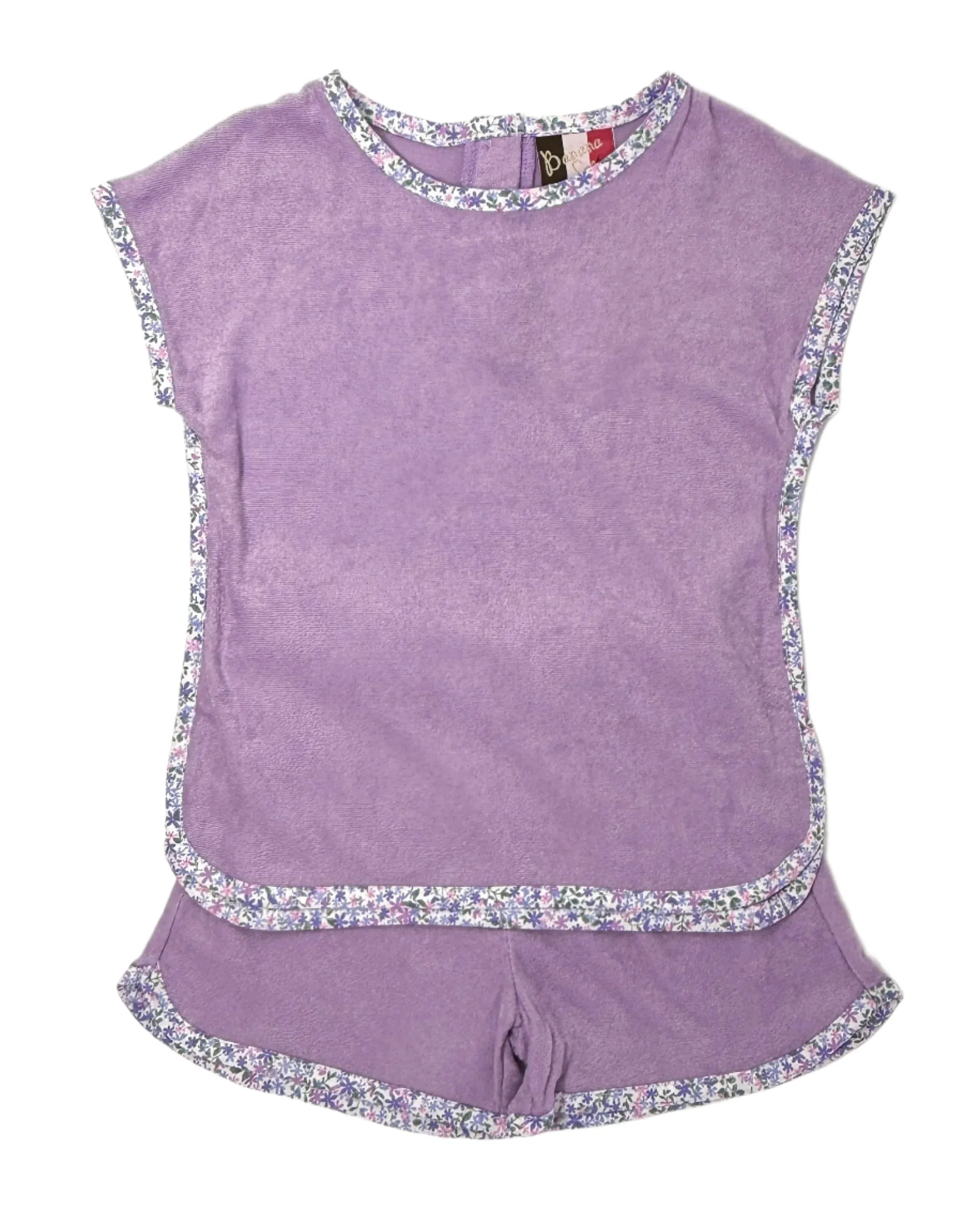 Luna Terry Short Set - Purple