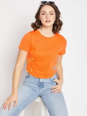 Madame Typography Crew Neck Top