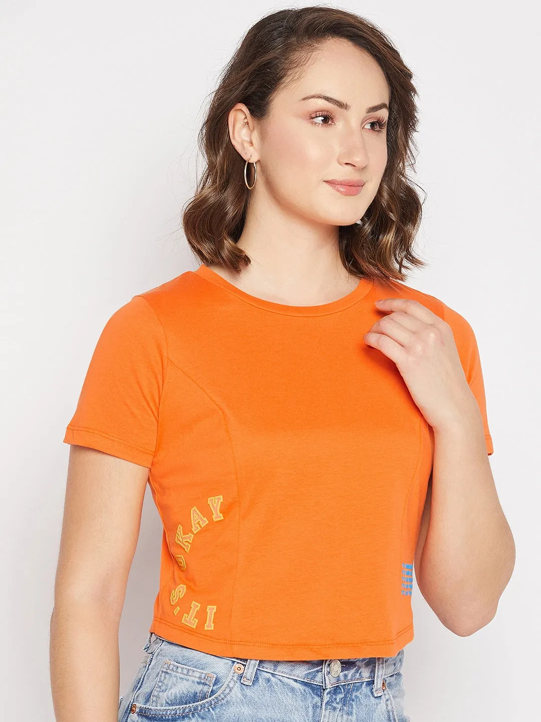 Madame Typography Crew Neck Top
