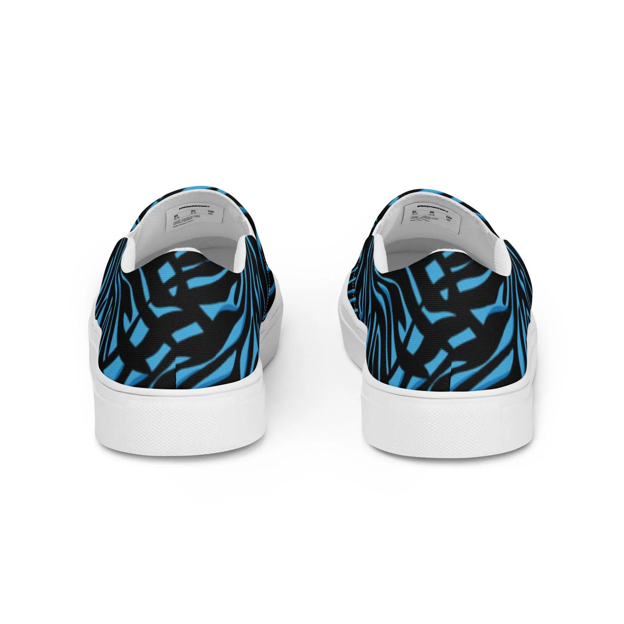Men’s Blue Print Slip-On's