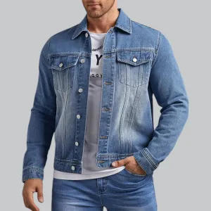 Men's Casual Denim Jacket | Slim Fit, Lightweight Fabric, Classic Style for Everyday Wear