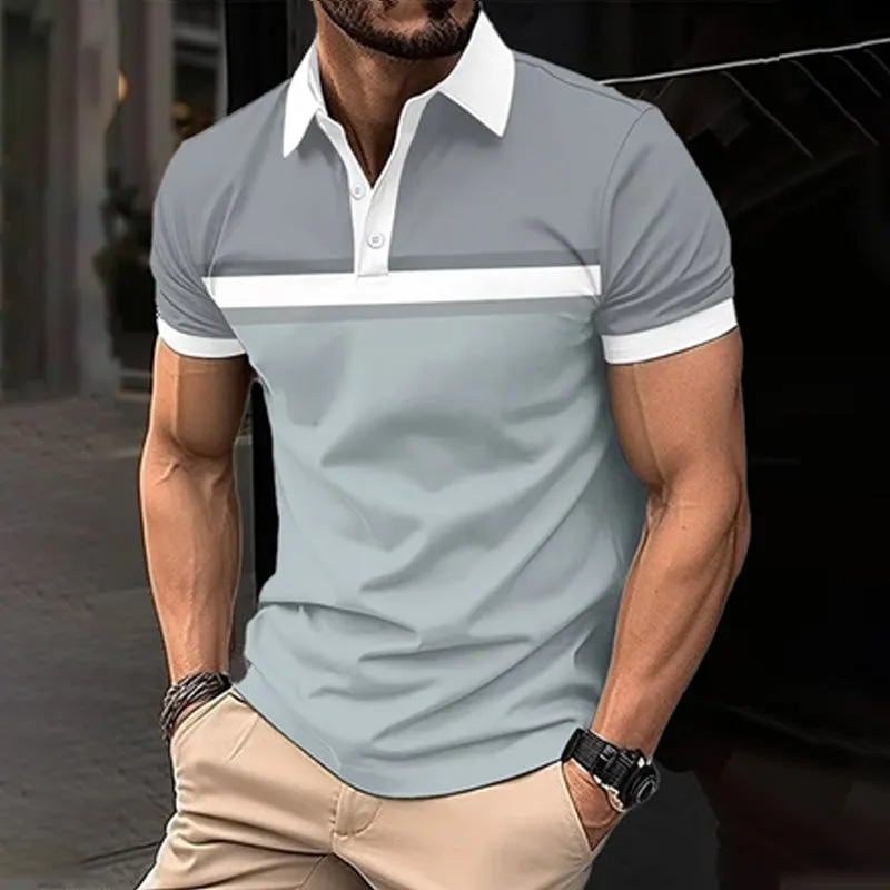 Men's Fashion Casual Polo Shirt 2411005125