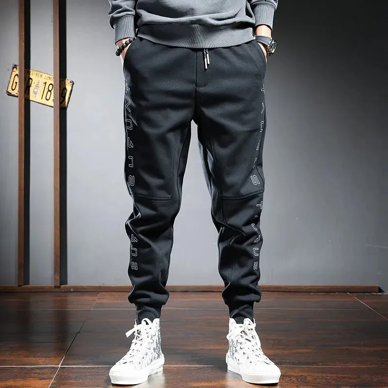 Men's Fashion Casual Sweatpants - Streetwear Sports Gym Jogging Tracksuit Drawstring Joggers Trousers