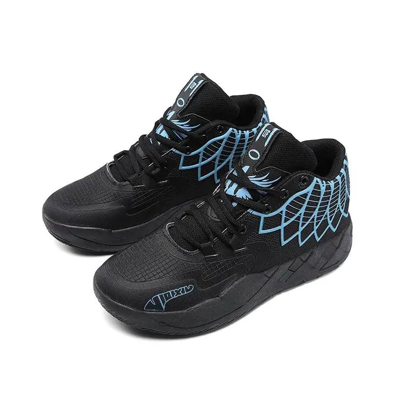 Men's fashion trend outdoor leisure sports thick soles wear-resistant non-slip basketball shoes