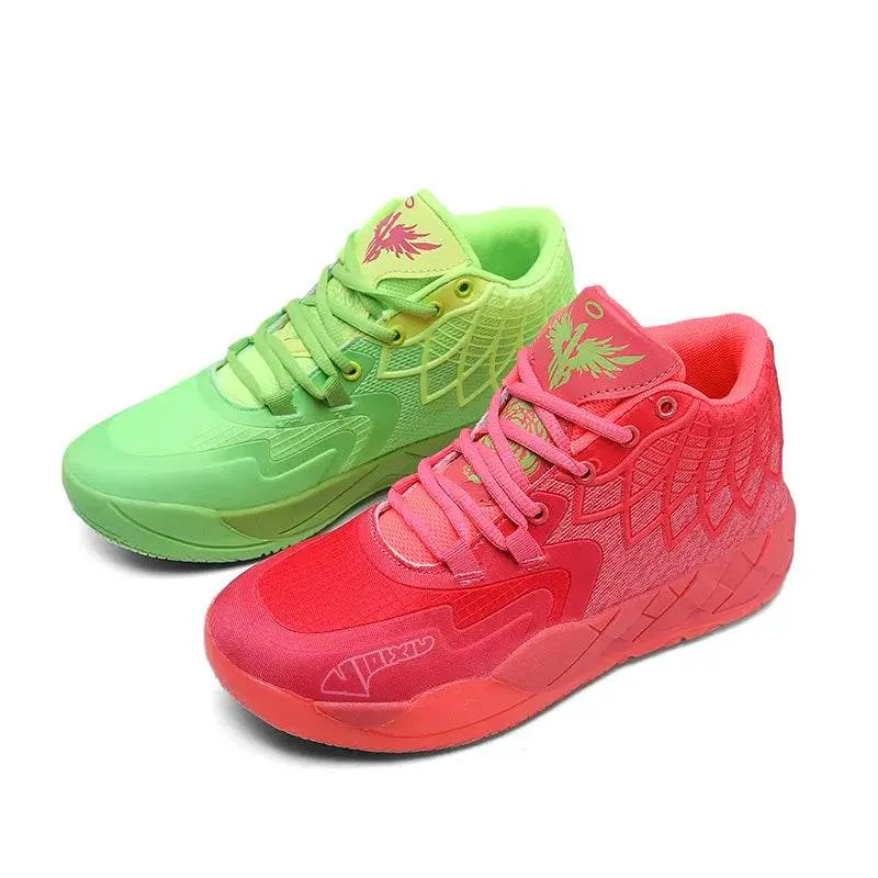 Men's fashion trend outdoor leisure sports thick soles wear-resistant non-slip basketball shoes