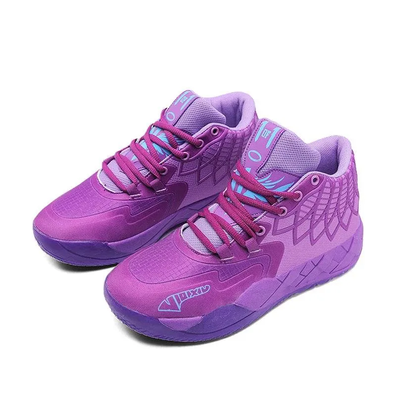 Men's fashion trend outdoor leisure sports thick soles wear-resistant non-slip basketball shoes