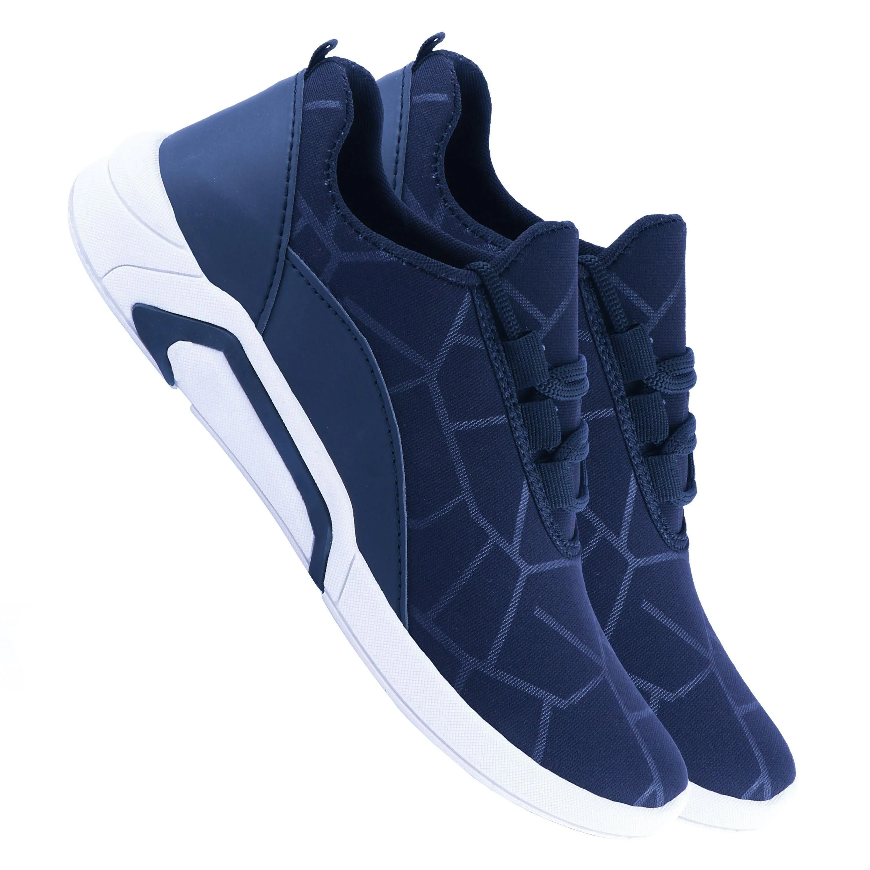 Men's Navy Blue Light Weight Running Shoes