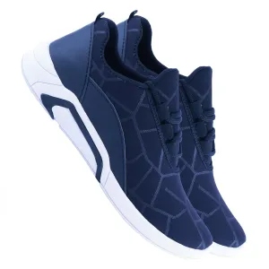 Men's Navy Blue Light Weight Running Shoes