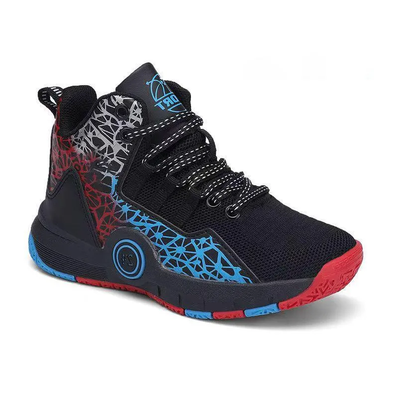 Men's Plus Size Basketball Lightweight Soft Sole Sneakers